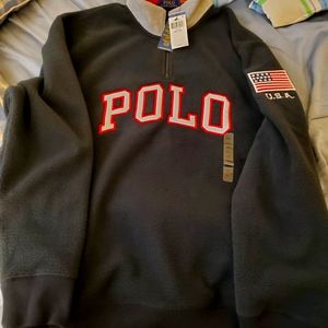 POLO RALPH LAUREN FLEECE TOP